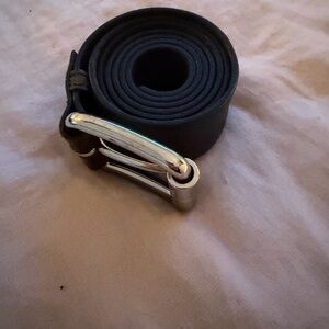 Micheal Kors unisex Black Leather Belt